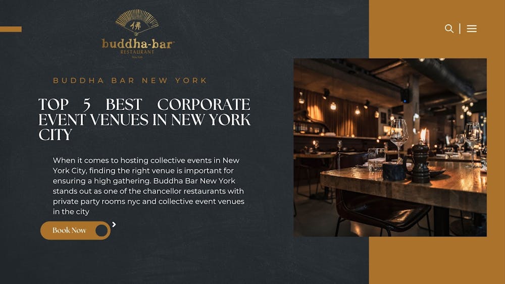 Top 5 Best Corporate Event Venues In New York City,' NYC
